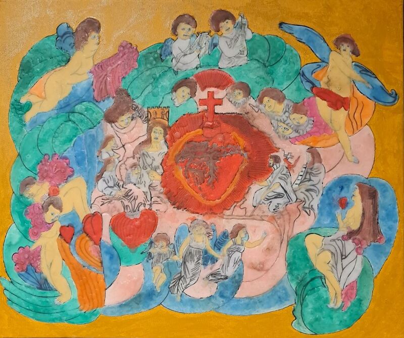 The Heart and the Angels - a Paint by Jose Oliveira